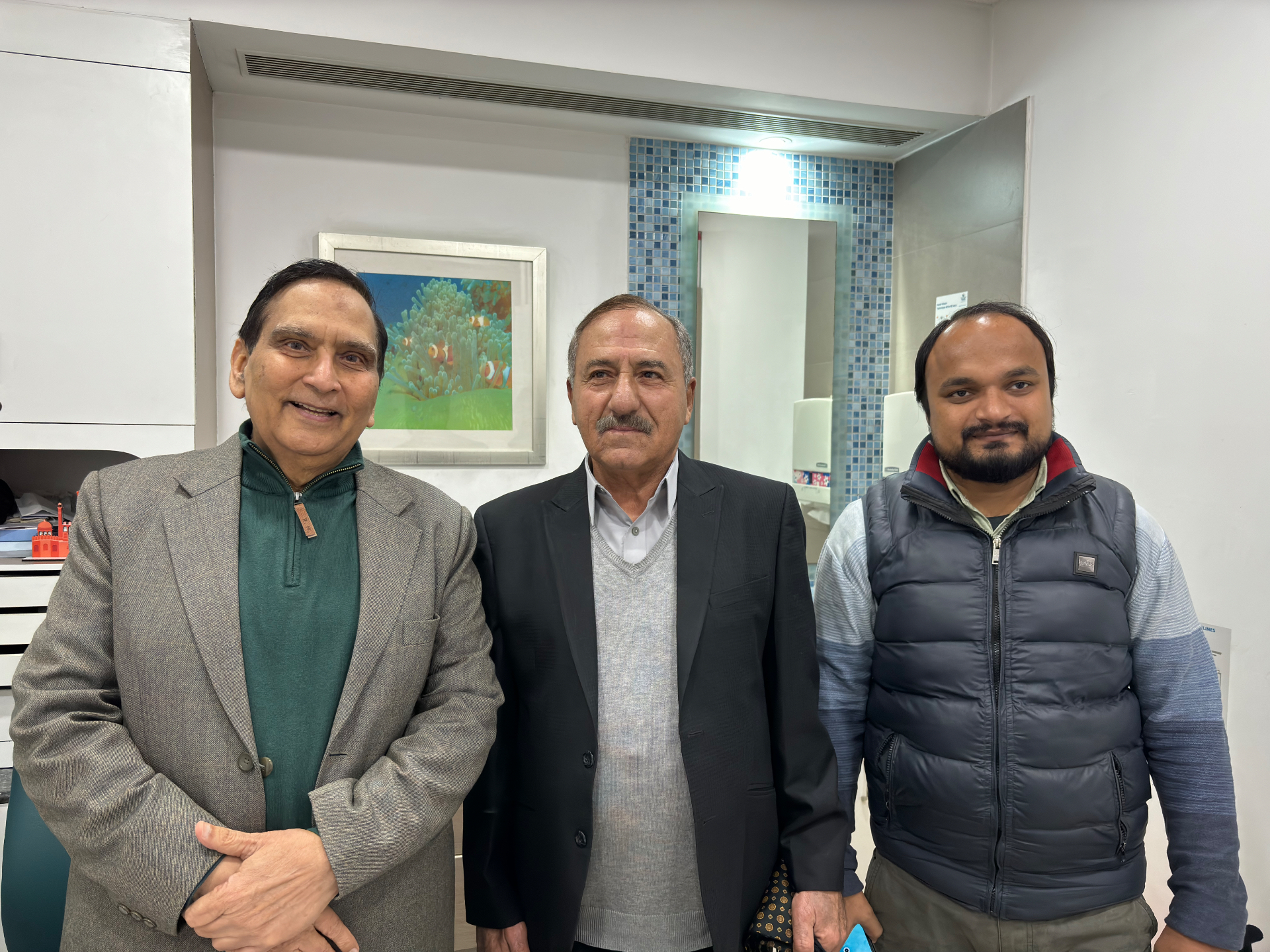 International patient in consultation with senior Indian specialist
